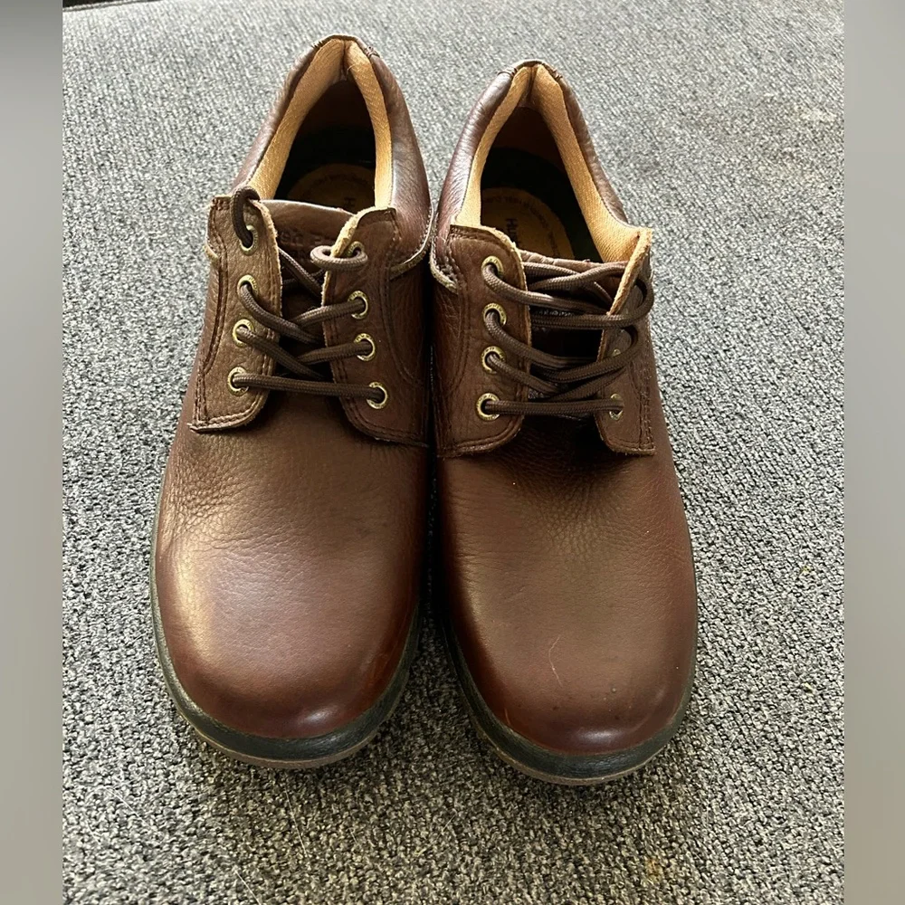 Hush Puppies‎ Outclass Leather Oxford in Cognac Leather size 9